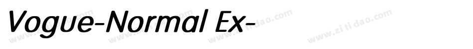 Vogue-Normal Ex字体转换